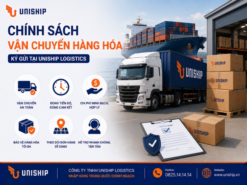 Chính sách vận chuyển hàng hoá ký gửi