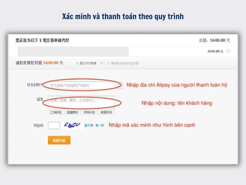 Xác minh và thanh toán theo quy trình