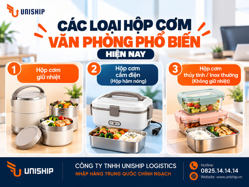 Các loại hộp cơm văn phòng phổ biến hiện nay