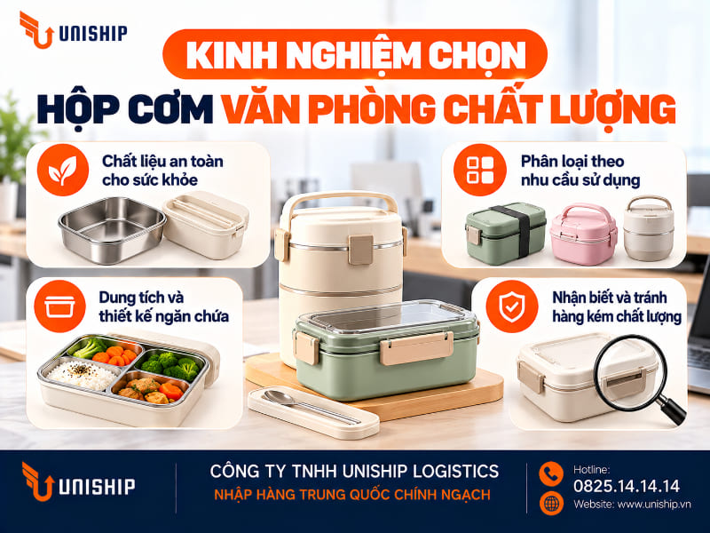 Kinh nghiệm chọn hộp cơm văn phòng chất lượng