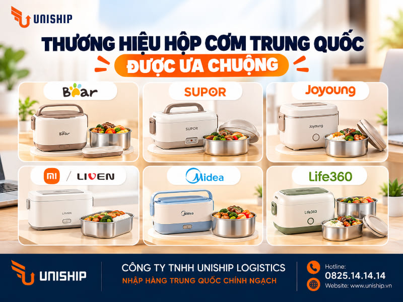 Thương hiệu hộp cơm Trung Quốc được ưa chuộng