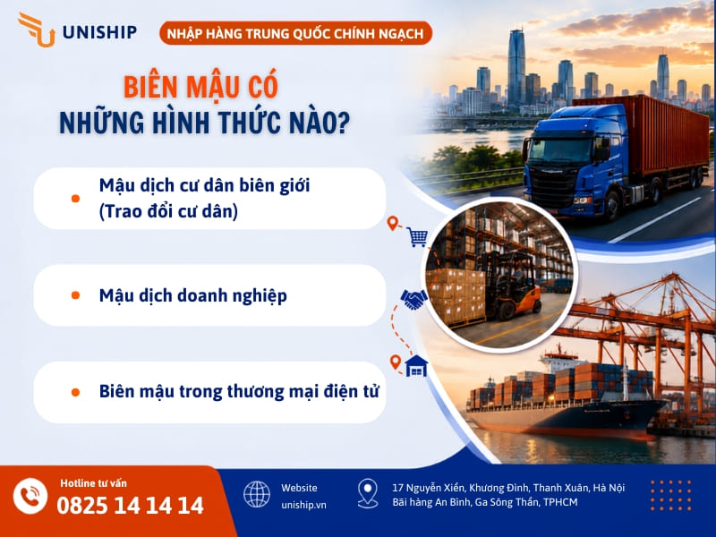 Các hình thức của biên mậu