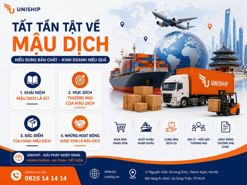 Khái niệm và những đặc điểm cần biết về mậu dịch