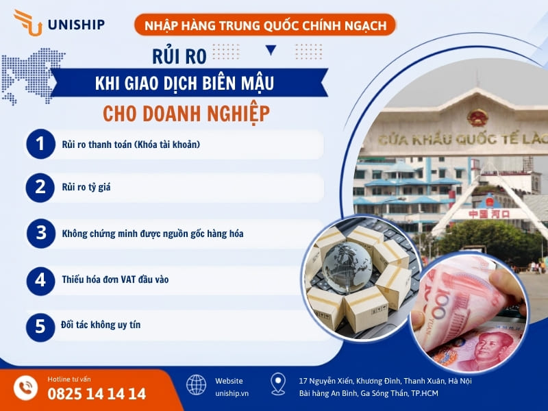 Những rủi ro thường gặp khi thanh toán biên mậu