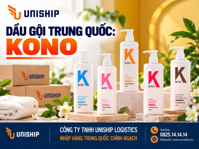 Dầu gội Trung Quốc: Kono