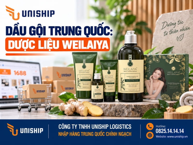 Dầu gội Trung Quốc: dược liệu Weilaiya