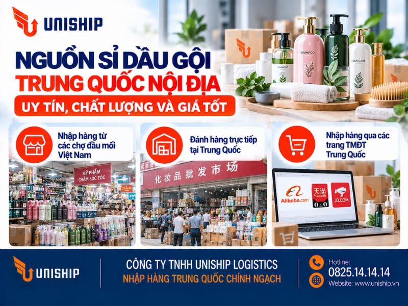 Nguồn sỉ dầu gội Trung Quốc nội địa uy tín, chất lượng và giá tốt