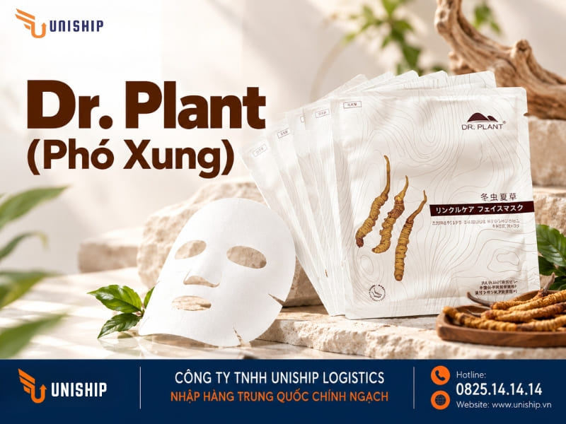Nhập khẩu mặt nạ Dr. Plant (Phó Xung)