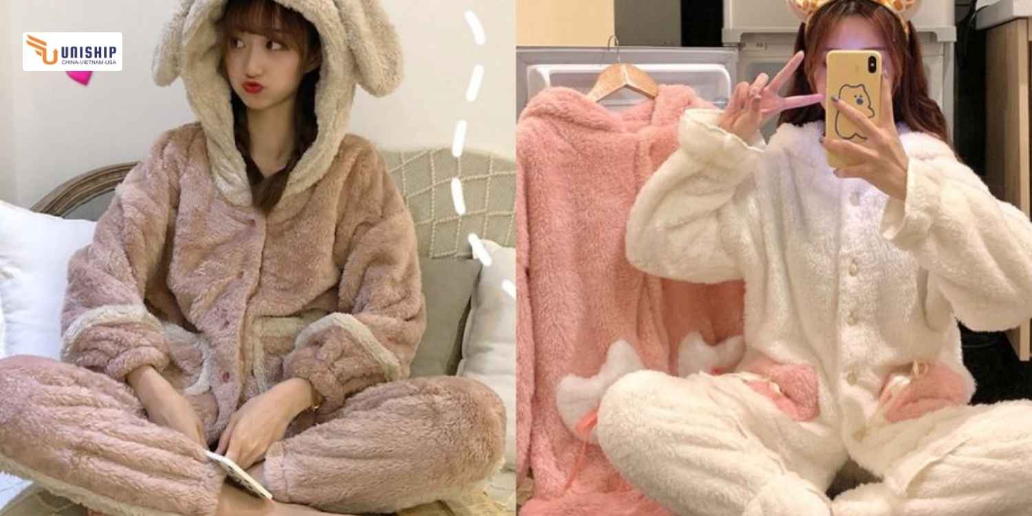 Đồ Ngủ đồ ngủ mùa đông Trung Quốc Hình Thú Đồ Ngủ đồ ngủ mùa đông Trung Quốc Hình Thú