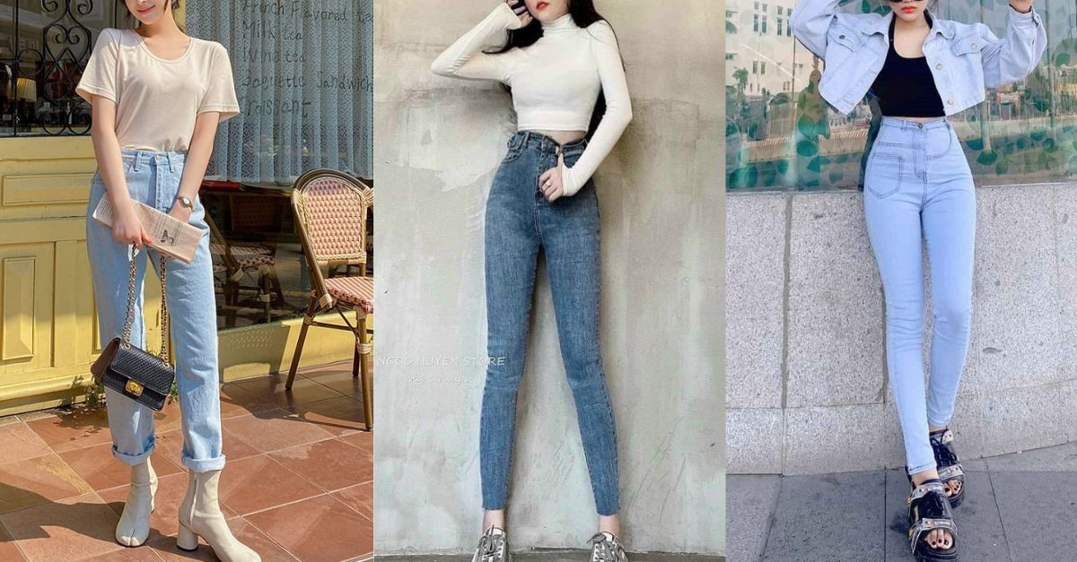 Kiểu này giúp che phần bụng dưới, tôn vòng eo, đồng thời kéo dài đôi chân khi kết hợp cùng giày cao gót hoặc boots.