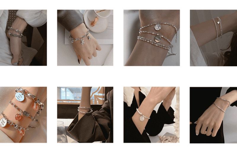 Các mẫu vòng tay phối hạt, dây da hoặc charm bạc Các mẫu vòng tay phối hạt, dây da hoặc charm bạc