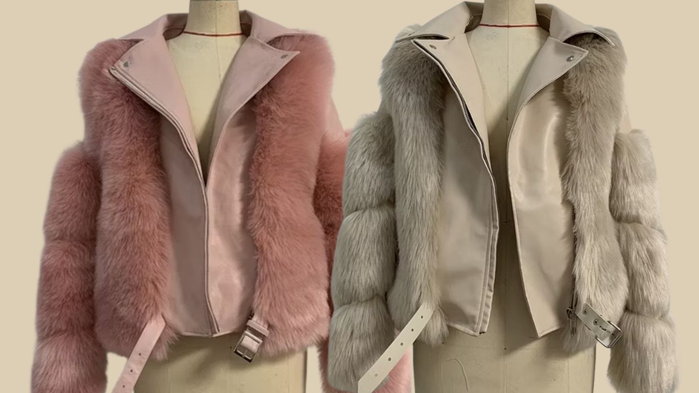 Áo Khoác Lông Pha Chất Liệu Da Hoặc Dạ Áo Khoác Lông Pha Chất Liệu Da Hoặc Dạ