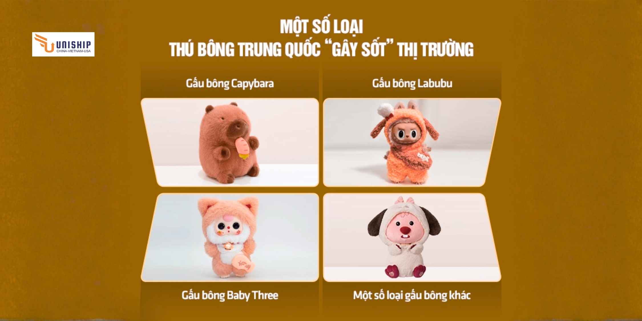 Thú bông Trung Quốc – Tiềm năng kinh doanh từ món quà “truyền tải cảm xúc”