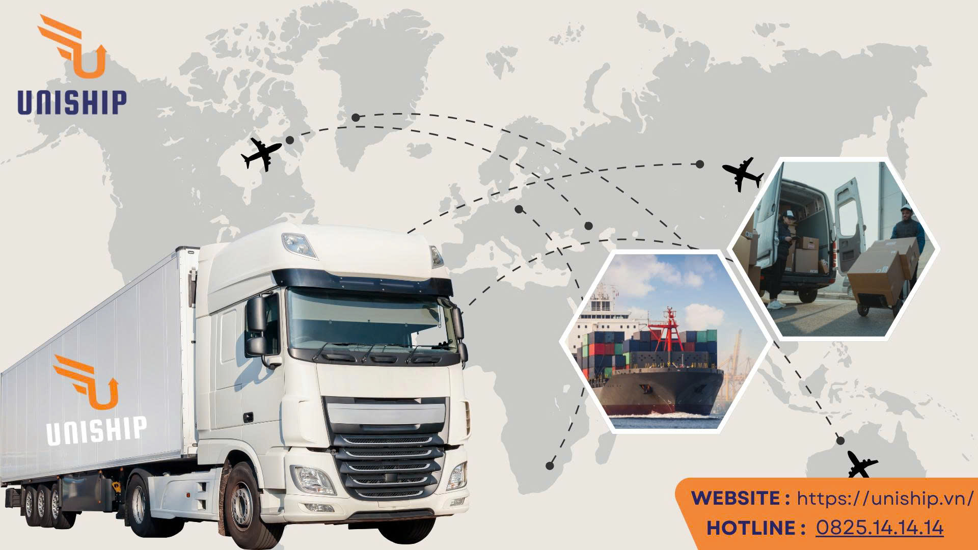 UNISHIP đơn vị vận chuyển Nhập hàng chính ngạch ?