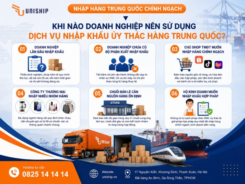 Khi nào doanh nghiệp nên sử dụng dịch vụ nhập khẩu ủy thác hàng Trung Quốc
