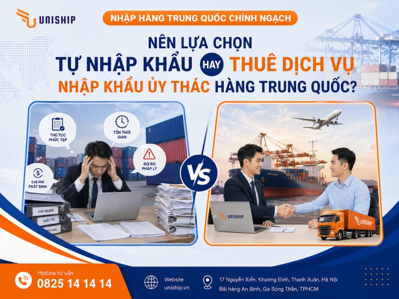 Nên lựa chọn tự nhập khẩu hay thuê dịch vụ nhập khẩu ủy thác hàng Trung Quốc