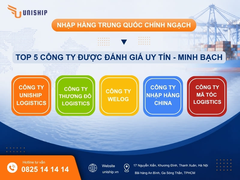 Top 5 công ty nhập hàng Trung Quốc uy tín