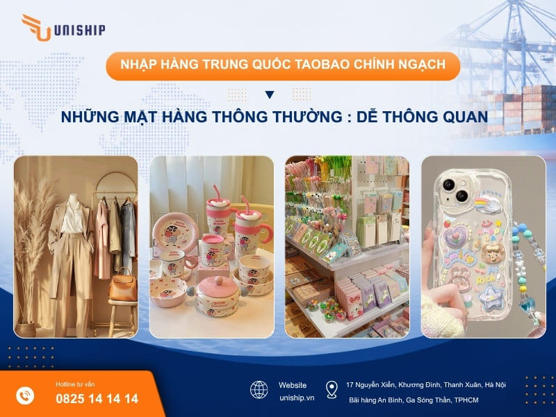 Top các ngành hàng "Lý tưởng" để đi chính ngạch Taobao