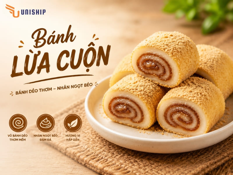 Bánh Lừa Cuộn (驴打滚)