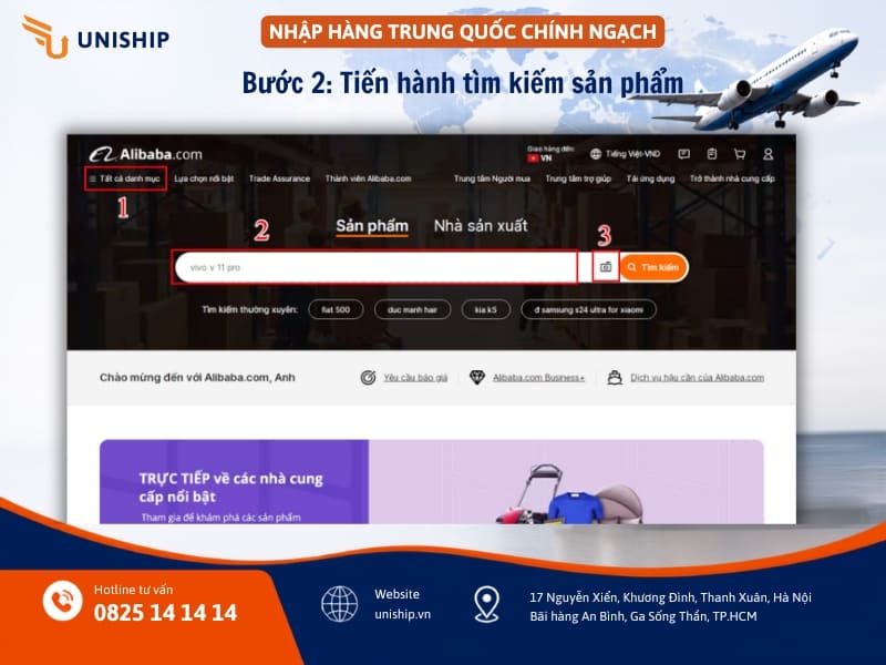 Tìm kiếm sản phẩm dựa theo 3 cách thức