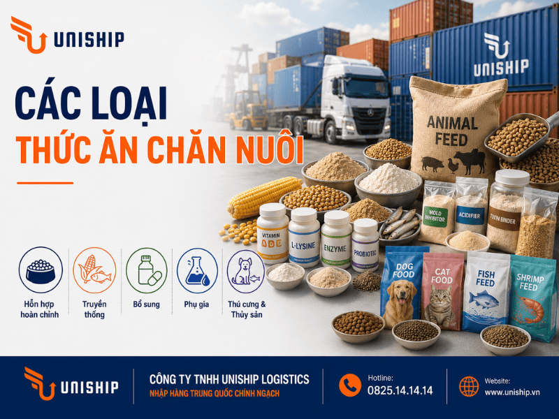 Các loại thức ăn chăn nuôi