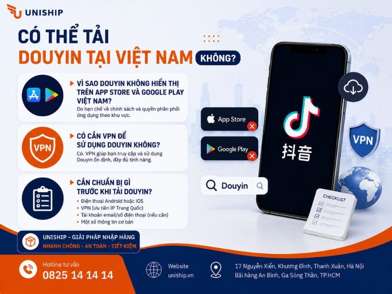 Có thể tải Douyin tại Việt Nam không