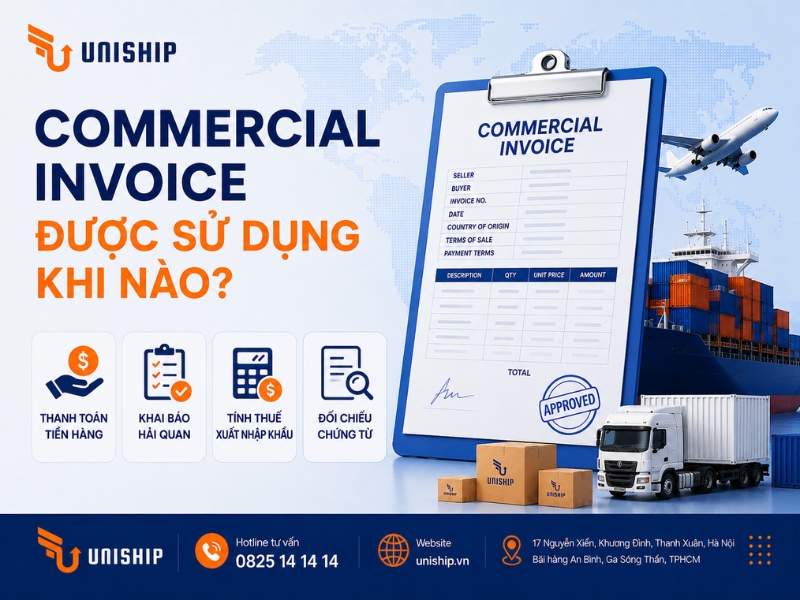 Những trường hợp sử dụng Commercial Invoice