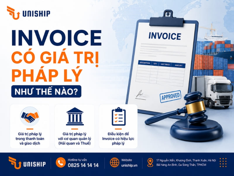 Giá trị pháp lý của Invoice