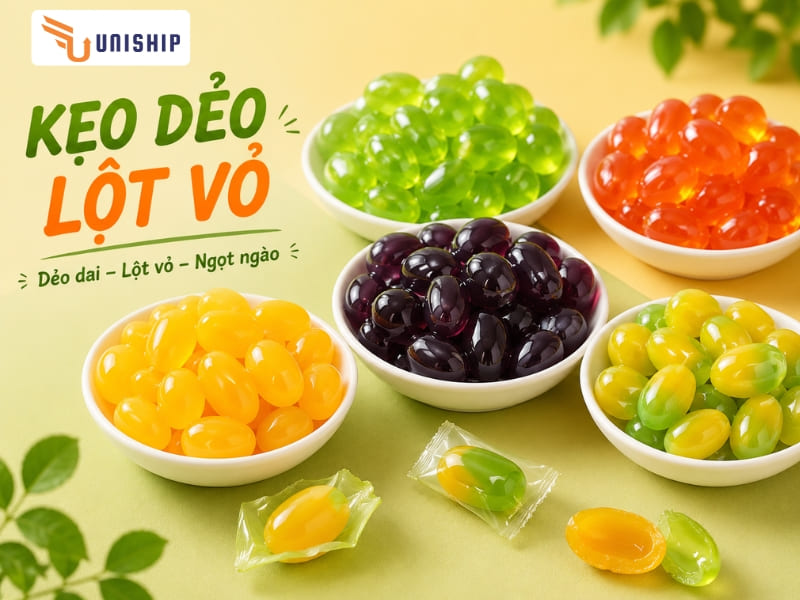Kẹo dẻo lột vỏ