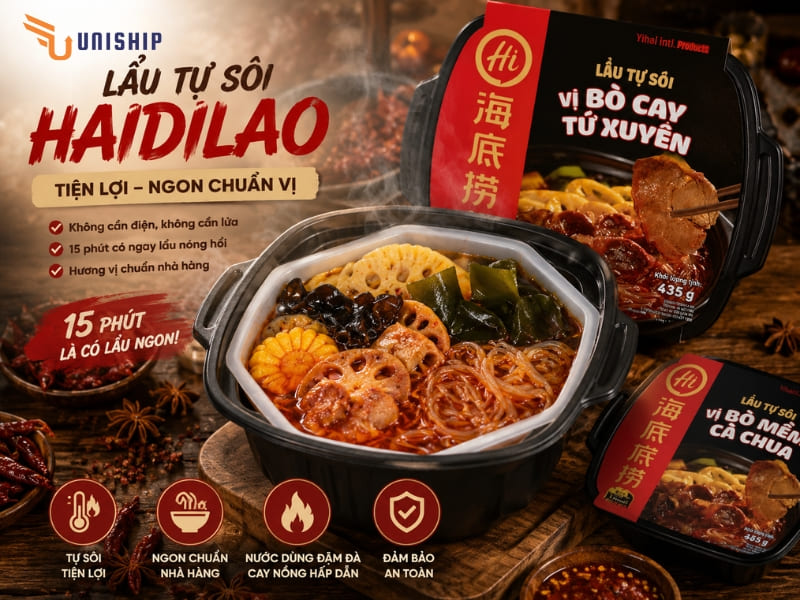 Lẩu tự sôi (Haidilao hoặc Zihaiguo)