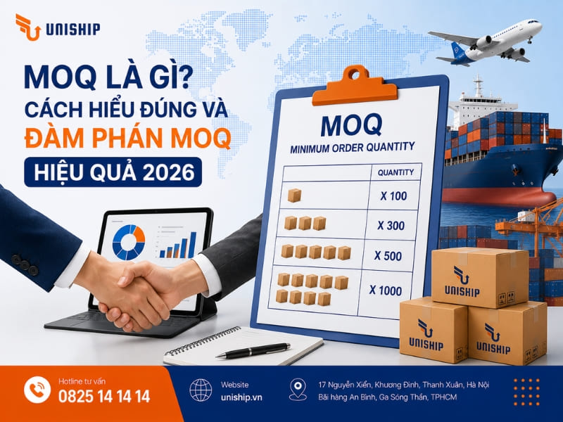 Nắm rõ khái niệm MOQ trong xuất nhập khẩu