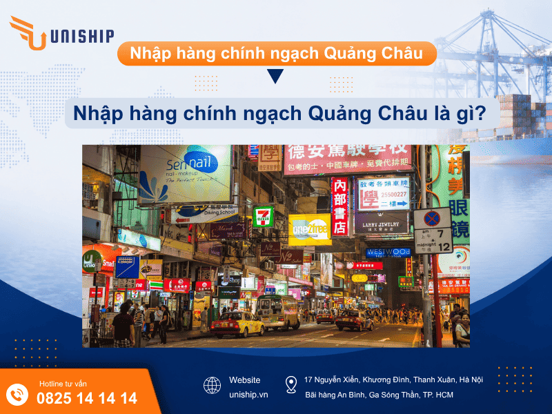 Nhập hàng chính ngạch Quảng Châu