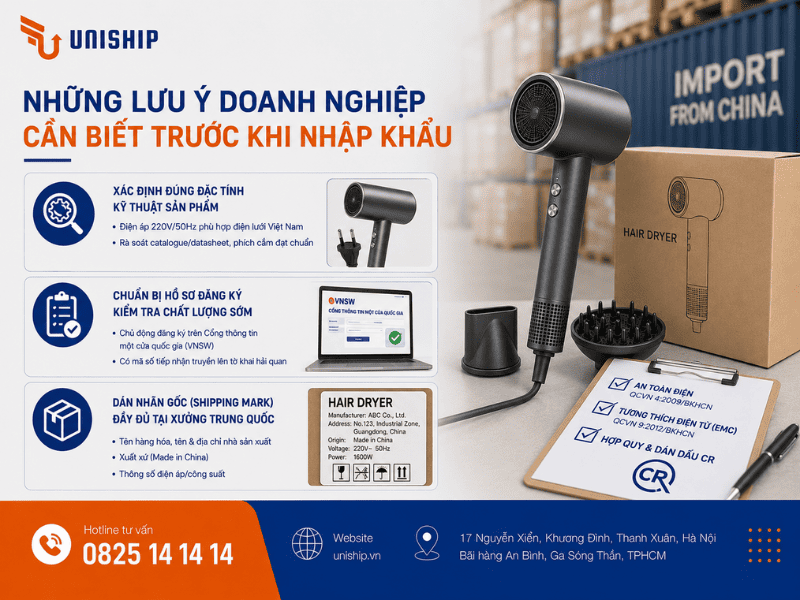 Những lưu ý doanh nghiệp cần biết trước khi nhập khẩu