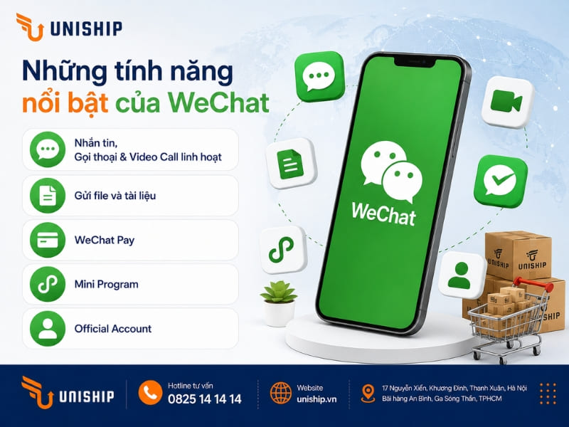 Những tính năng nổi bật của Wechat