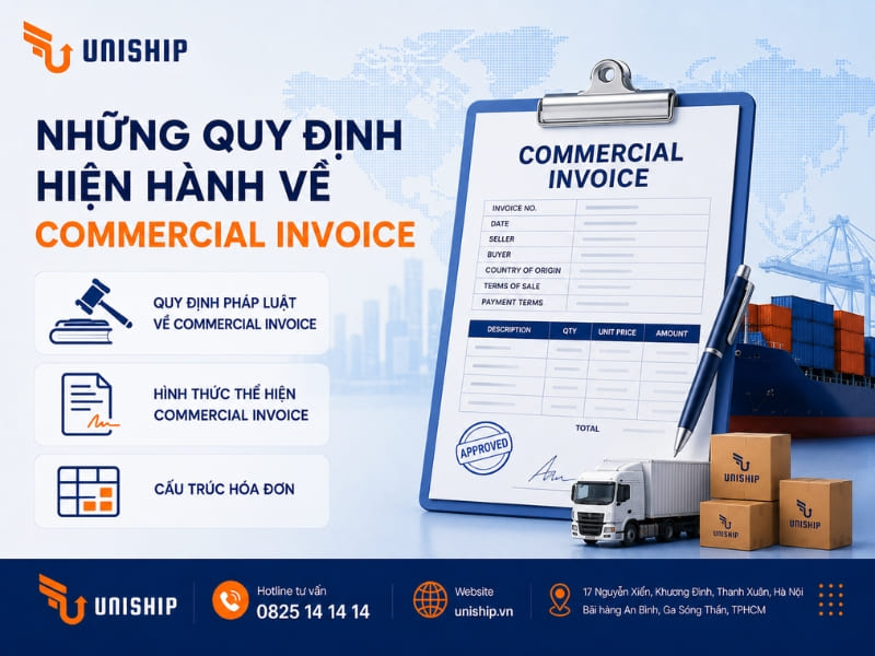 Những quy định hiện hành về Commercial Invoice