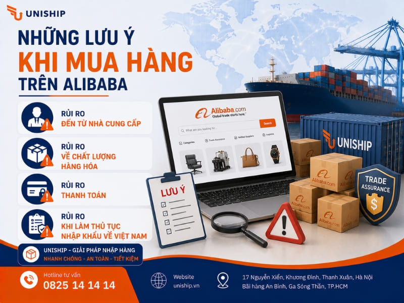 Những rủi ro khi mua hàng trên Alibaba