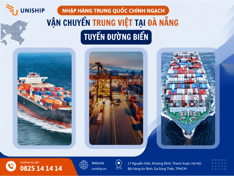 Vận chuyển Trung Việt tại Đà Nẵng tuyến đường biển