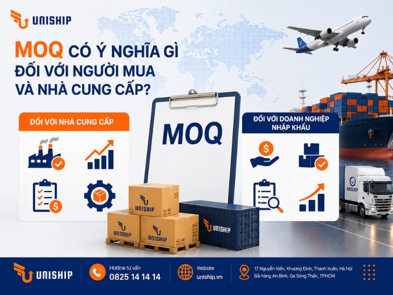 Ý nghĩa của MOQ với người mua và nhà cung cấp