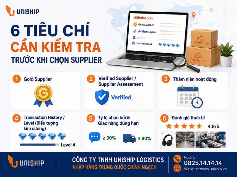6 tiêu chí cần kiểm tra trước khi chọn nhà cung cấp