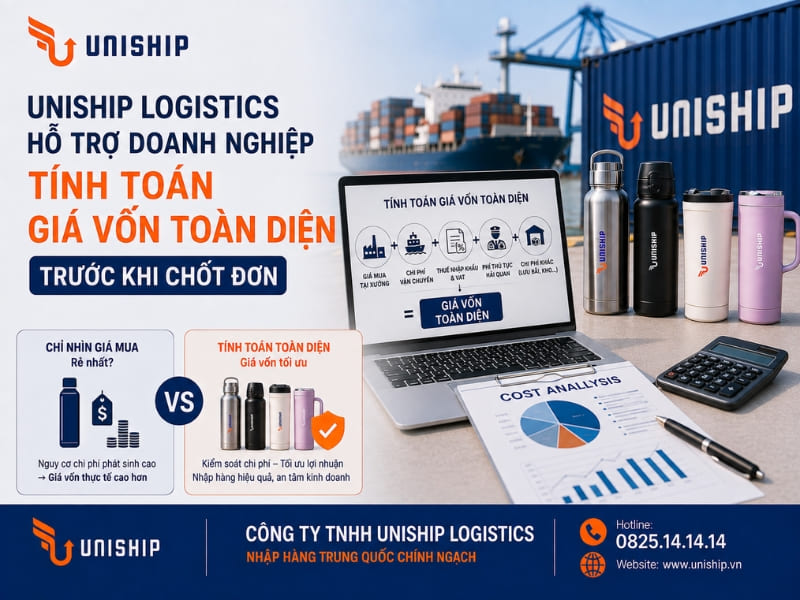 Giải pháp nhập khẩu chính ngạch tối ưu Thuế suất Bình giữ nhiệt cho hộ kinh doanh và doanh nghiệp nhỏ