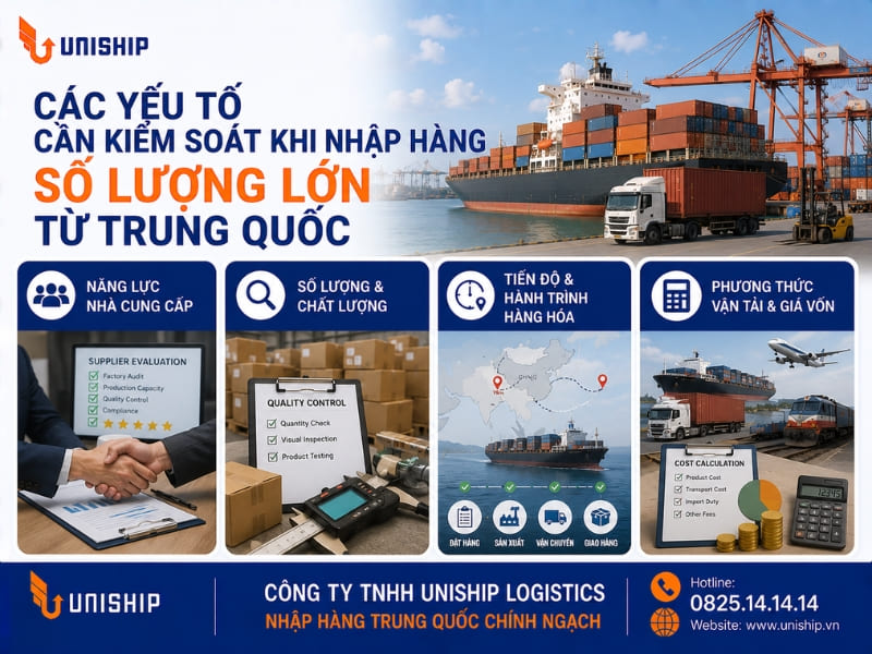 Các yếu tố ảnh hưởng đến chi phí vận chuyển hàng Bulk