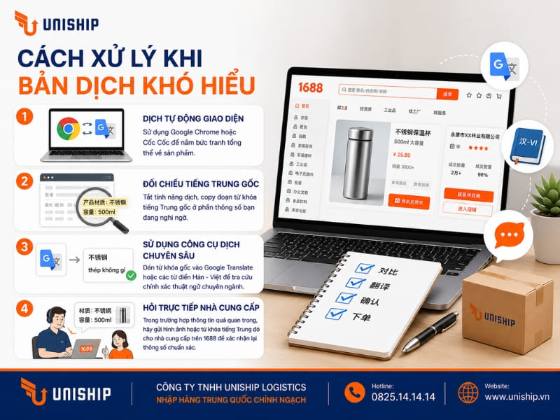 Cách xử lý khi bản dịch khó hiểu