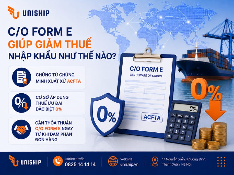C/O Form E giúp giảm thuế nhập khẩu thức ăn chăn nuôi