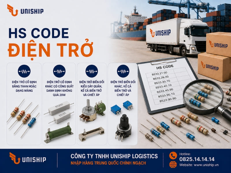 HS code điện trở