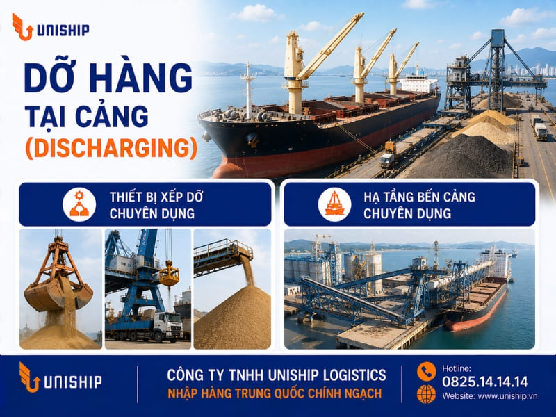 Dỡ hàng tại cảng (Discharging)
