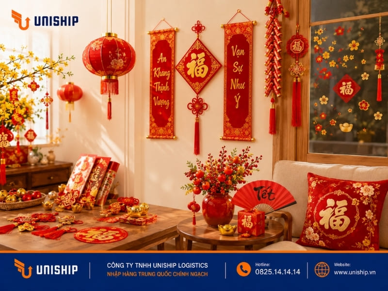Đồ trang trí Tết, decor nhà cửa
