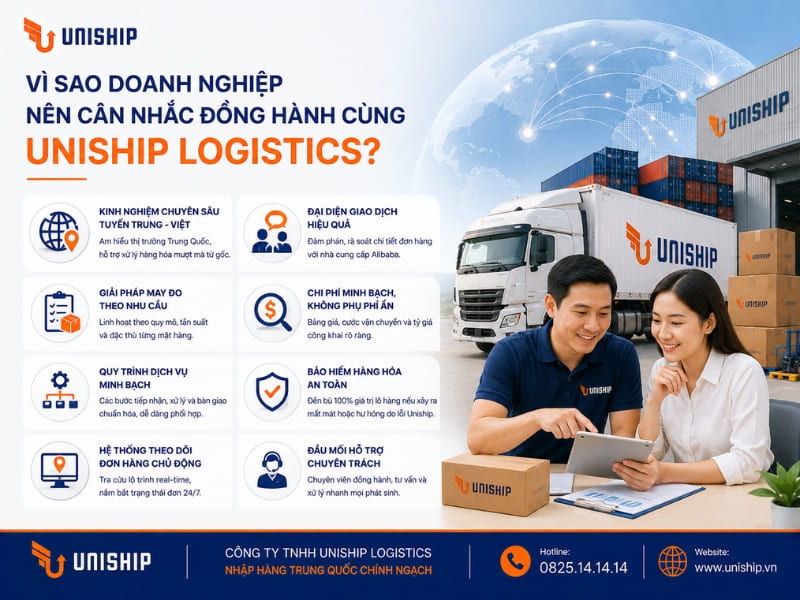 Doanh nghiệp nào phù hợp với dịch vụ mua hộ Alibaba của Uniship?