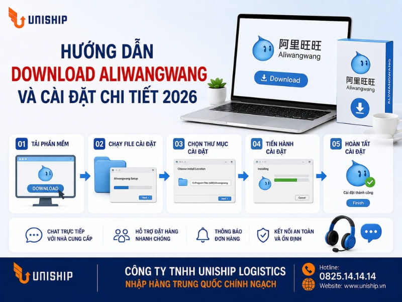 Hướng dẫn Download Aliwangwang và cài đặt chi tiết 2026