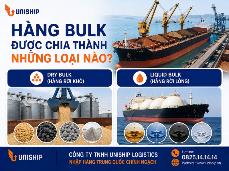 Hàng Bulk được chia thành những loại nào?