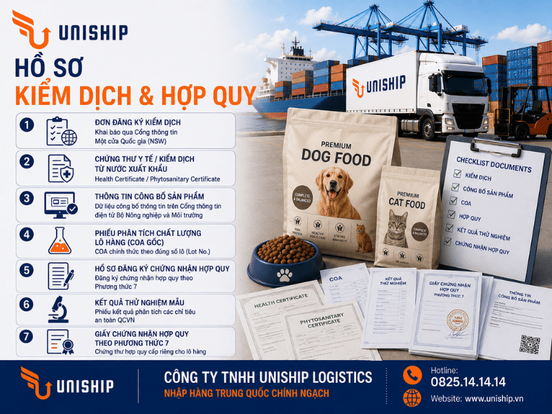 Hồ sơ kiểm dịch và hợp quy
